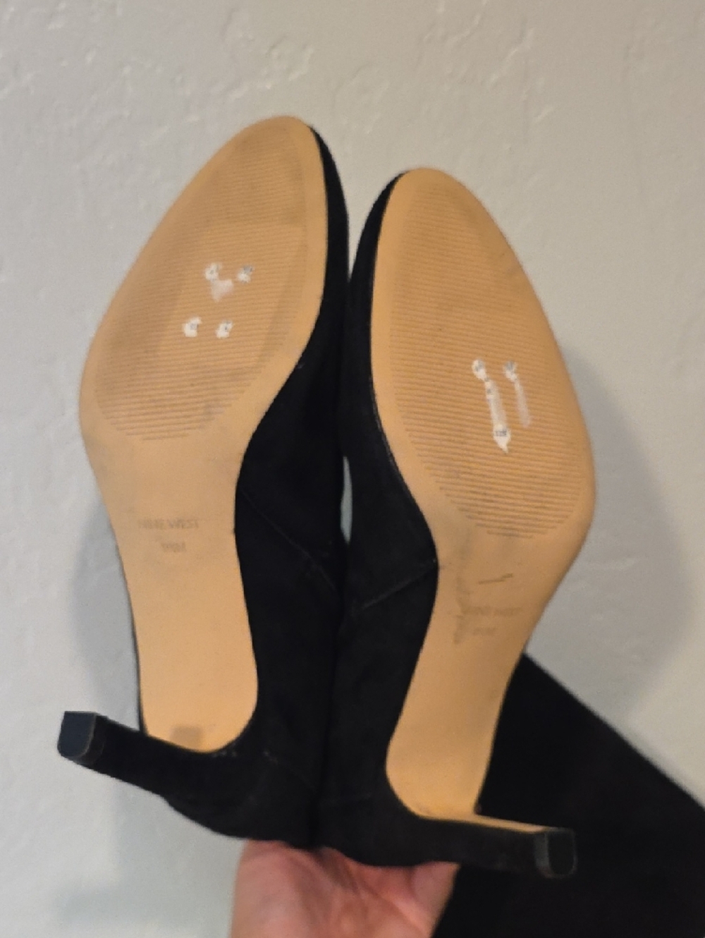 New* Black Suede Knee-High Women's Boots - Picture 5 of 5